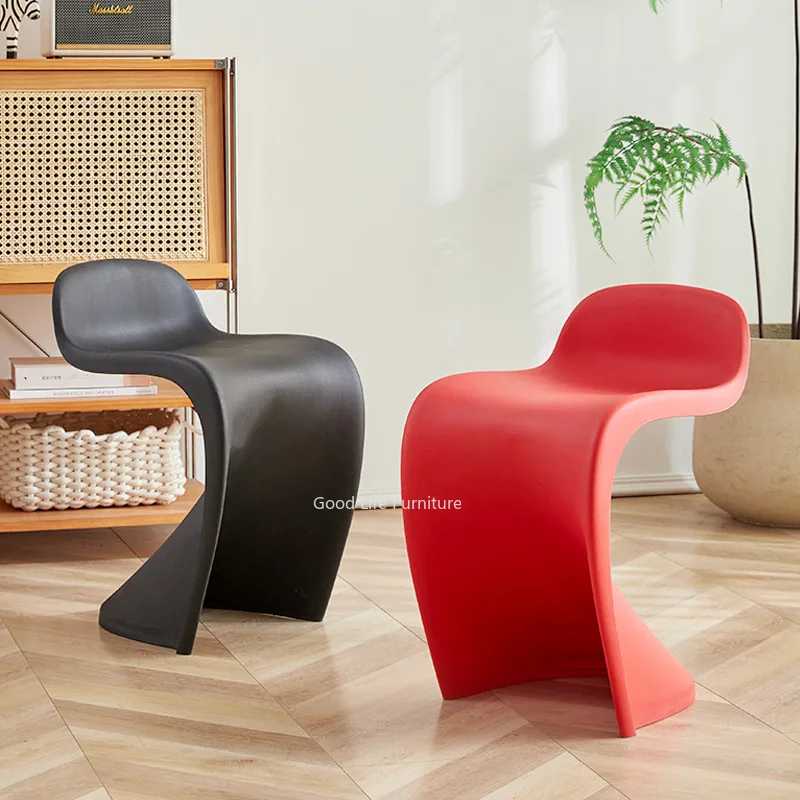 Stacked Thick Plastic Stools Household Modern Simple Pantone Chair Strong and Durable Commercial Table Stool