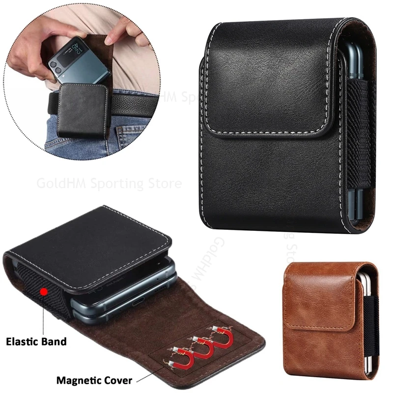 

For ZTE nubia Flip Leather Case Magnetic Phone Pouch For Nubia Flip Fundas Holster Belt Flip Waist Bag For ZTE Nubia Flip Coque