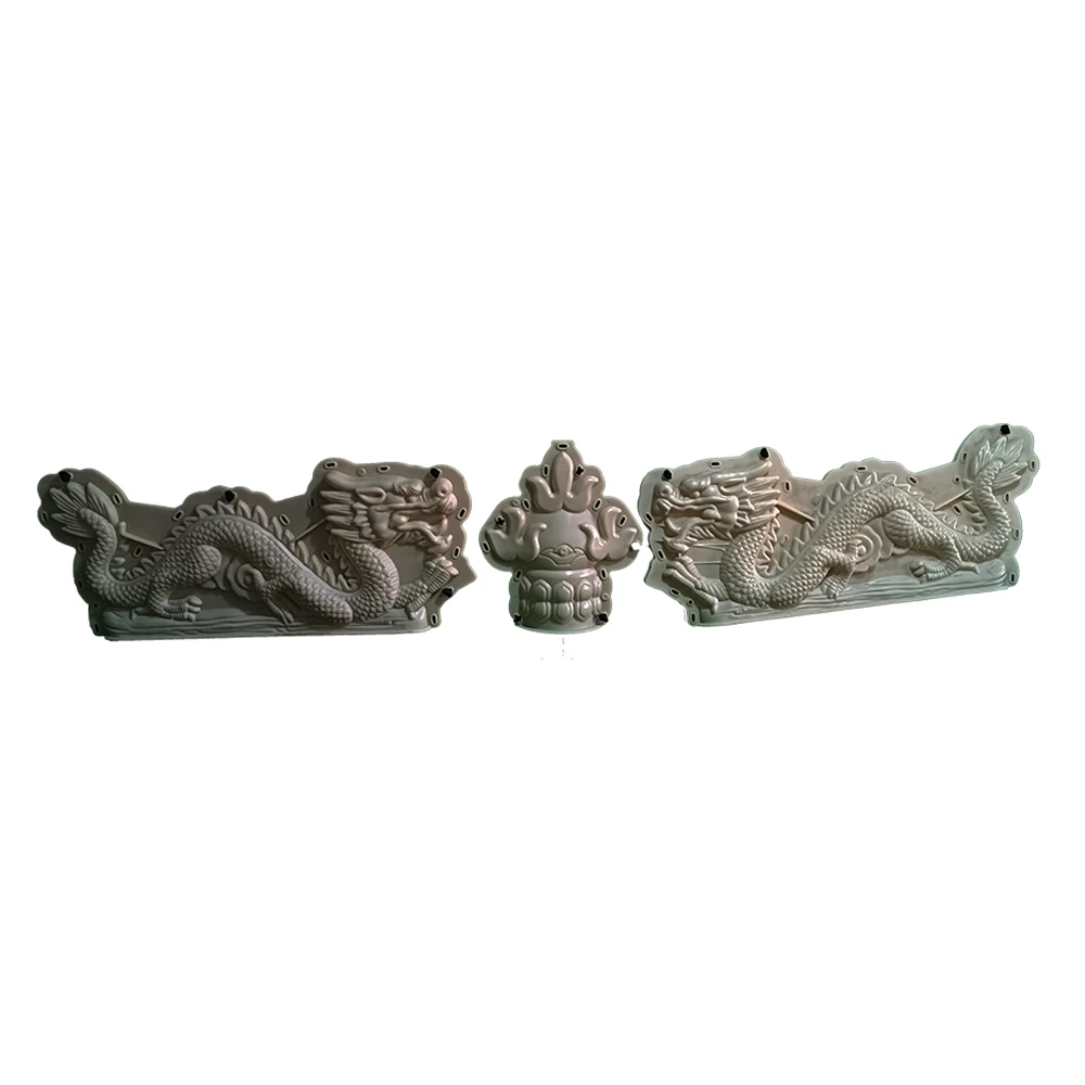 

Dragon Ball Cement Prefabricated Glazed Tile Roof Exterior Wall Decoration European Balcony Railing Roman Column Mold