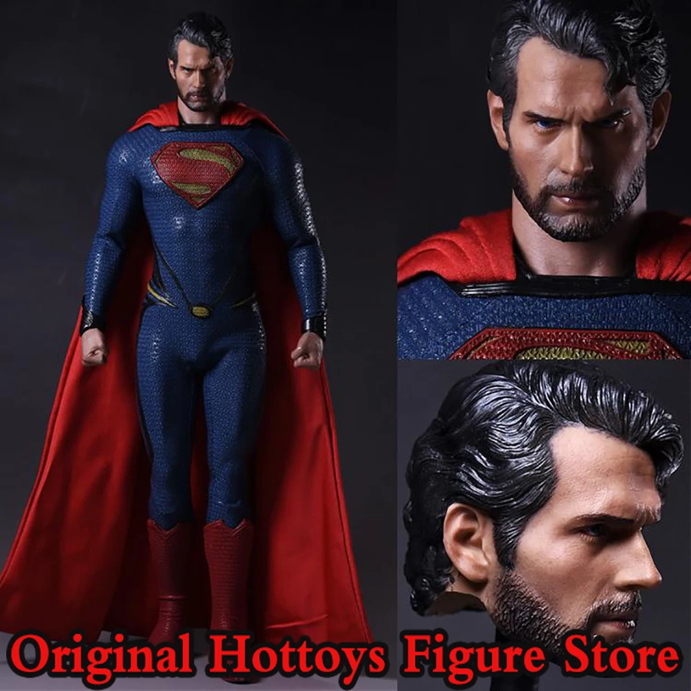 1/6 Scale Male Soldier Head Sculpture Henry Cavill Bearded Decadent Edition Head Carving Fit 12-inches Action Figure Doll