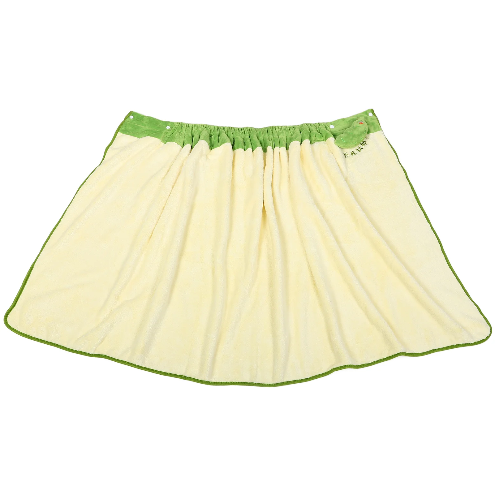 لفافة منشفة استحمام يمكن ارتداؤها للنساء مع أزرار، تصميم كرتوني لطيف، رداء استحمام ناعم ماص بعد #5