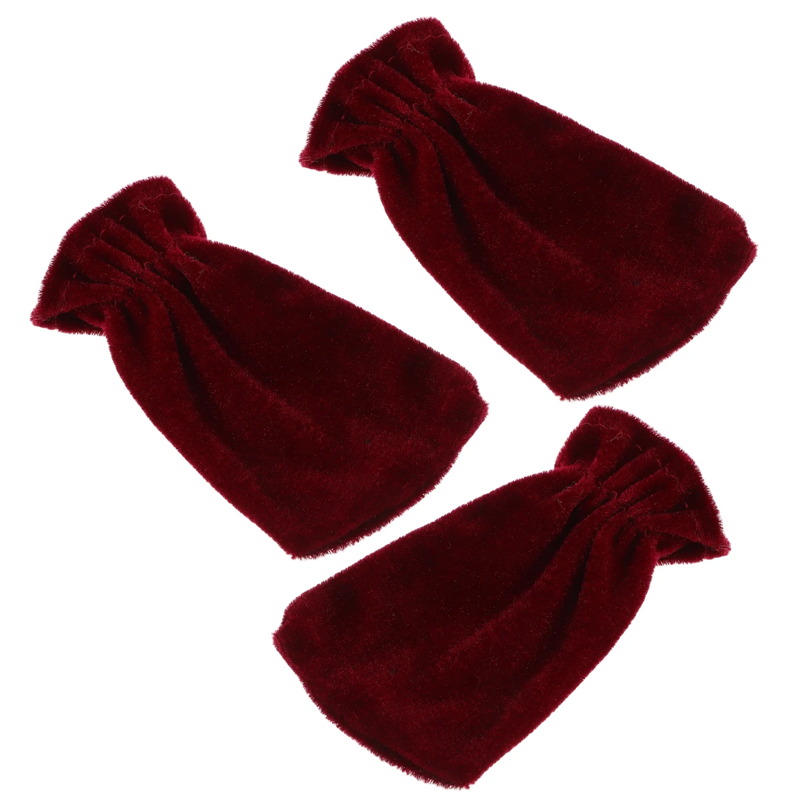 

3pcs Velvet Piano Foot Pedal Covers Piano Pedal Covers Foot Pad Piano Pedal Protective Covers Case Musical Instruments Accessori