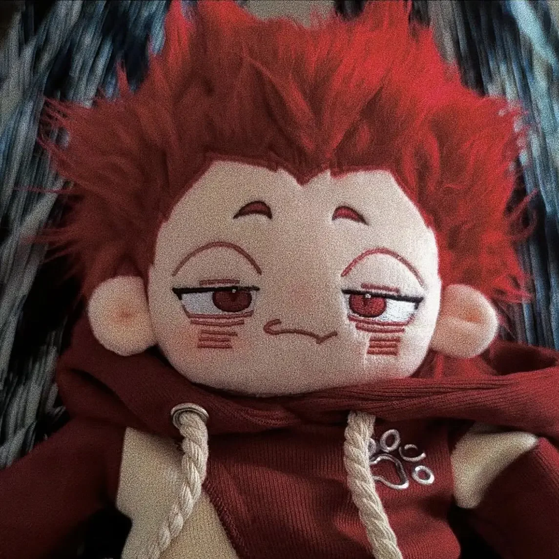 20cm COS Anime Haikyuu!! Tendou Satori Guess Monster Cartoon Dress-up Plush Doll Stuffed Puppet Kids Adults Cute DIY Gift Toy