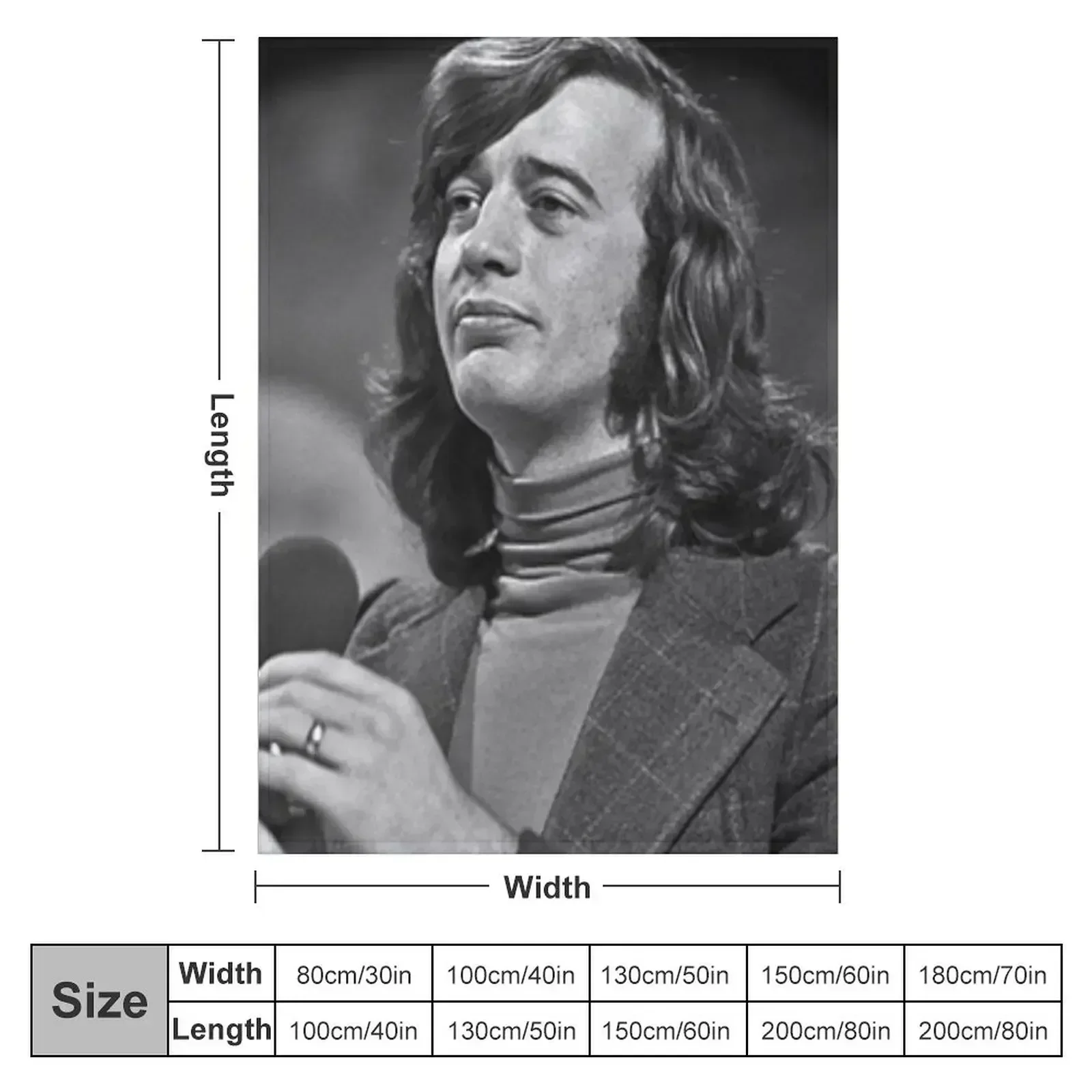 Robin Gibb Throw Blanket wednesday Thins Sofa Large Moving christmas decoration Blankets