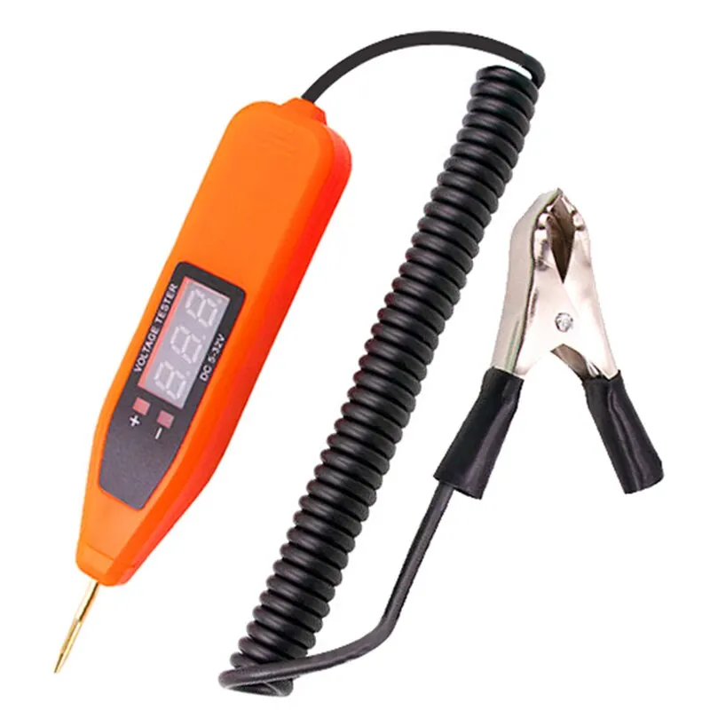 Car Electrician Probe Machine Car Tools Electric Tester 5V/24V/32V Dca Voltage Detector AC Voltage Indicator Voltage Test Pen