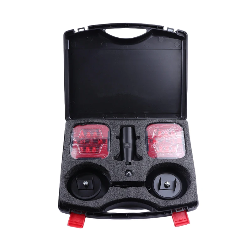 Wireless Magnetic Trailer Lights Rechargeable LED TailLight Kit For Trailer IP65 Waterproof Brake Turn Signals