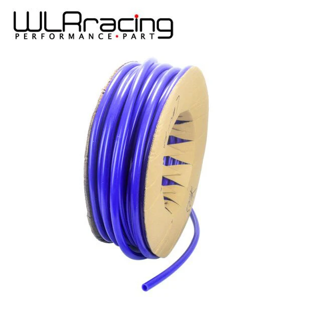 WLR - Universal Style 50M Super Vacuum Silicone Hose-ID: 4mm OD:8MM-Blue ,100% Silicone Material