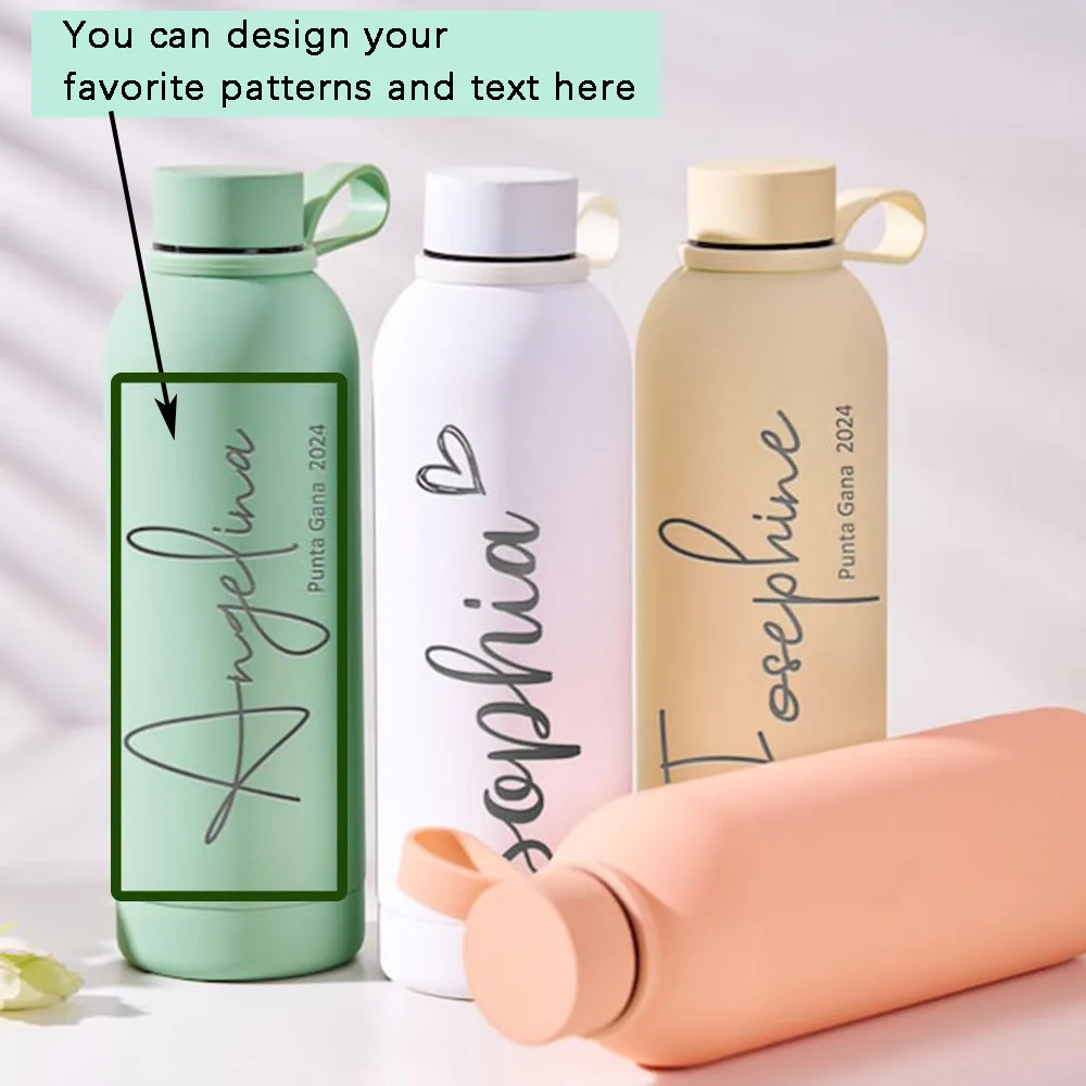 

Personalized Stainless Steel Water Cup For Travel, Customized Name Insulated Cup With Lid, Fitness Specific Water Cup