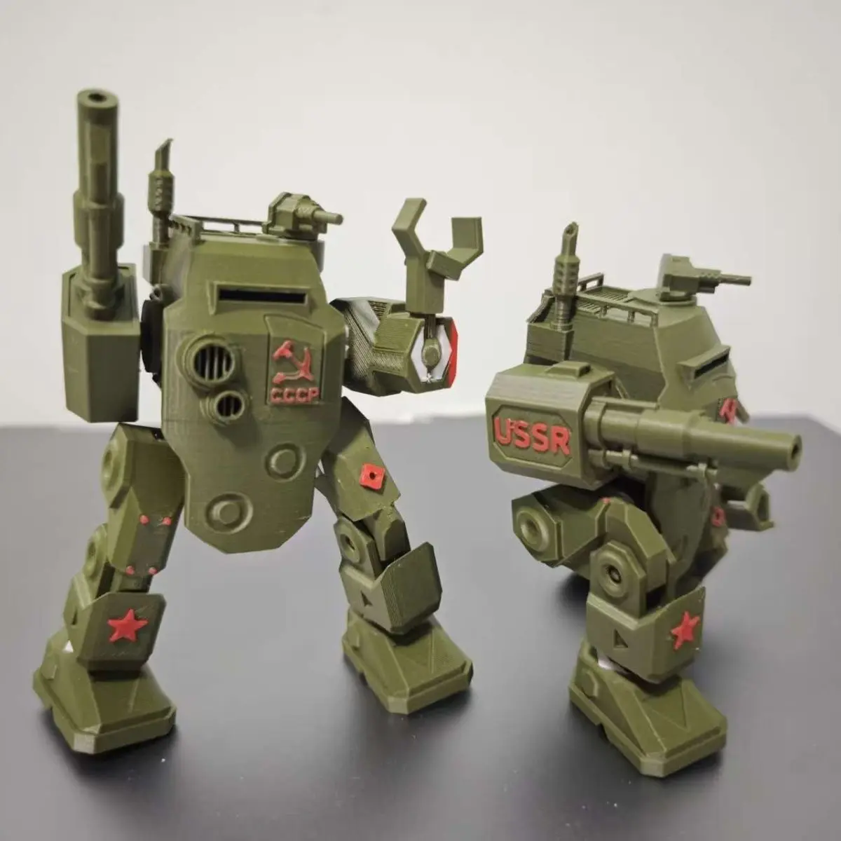 

Creative T-340-85 Walking Tank Steampunk Mecha Articulated Model 3D Printed Finished Ready to Display Gift for Fans