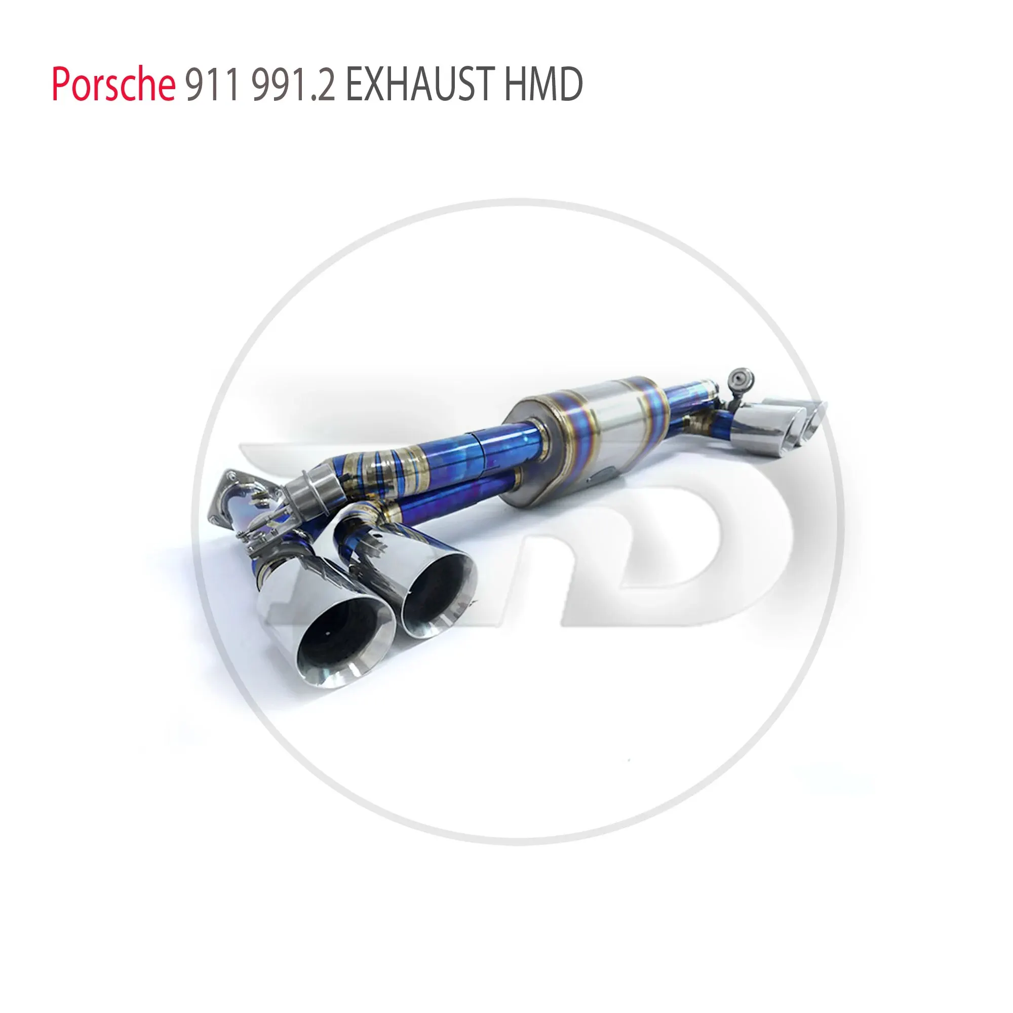 HMD Catback for Porsche 911 991.2 991 3.0T Exhaust System TItanium Alloy Performance Valve Pipe Car Accessories