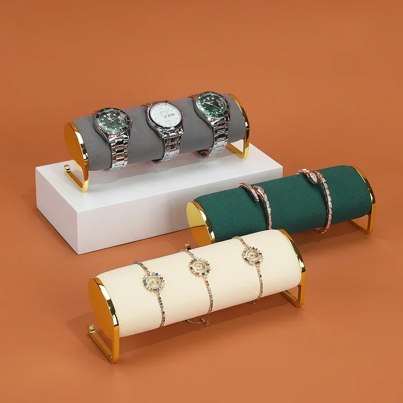 

Watch display stand Metal ultra slim hand watch bracelet display stand Long watch display rack