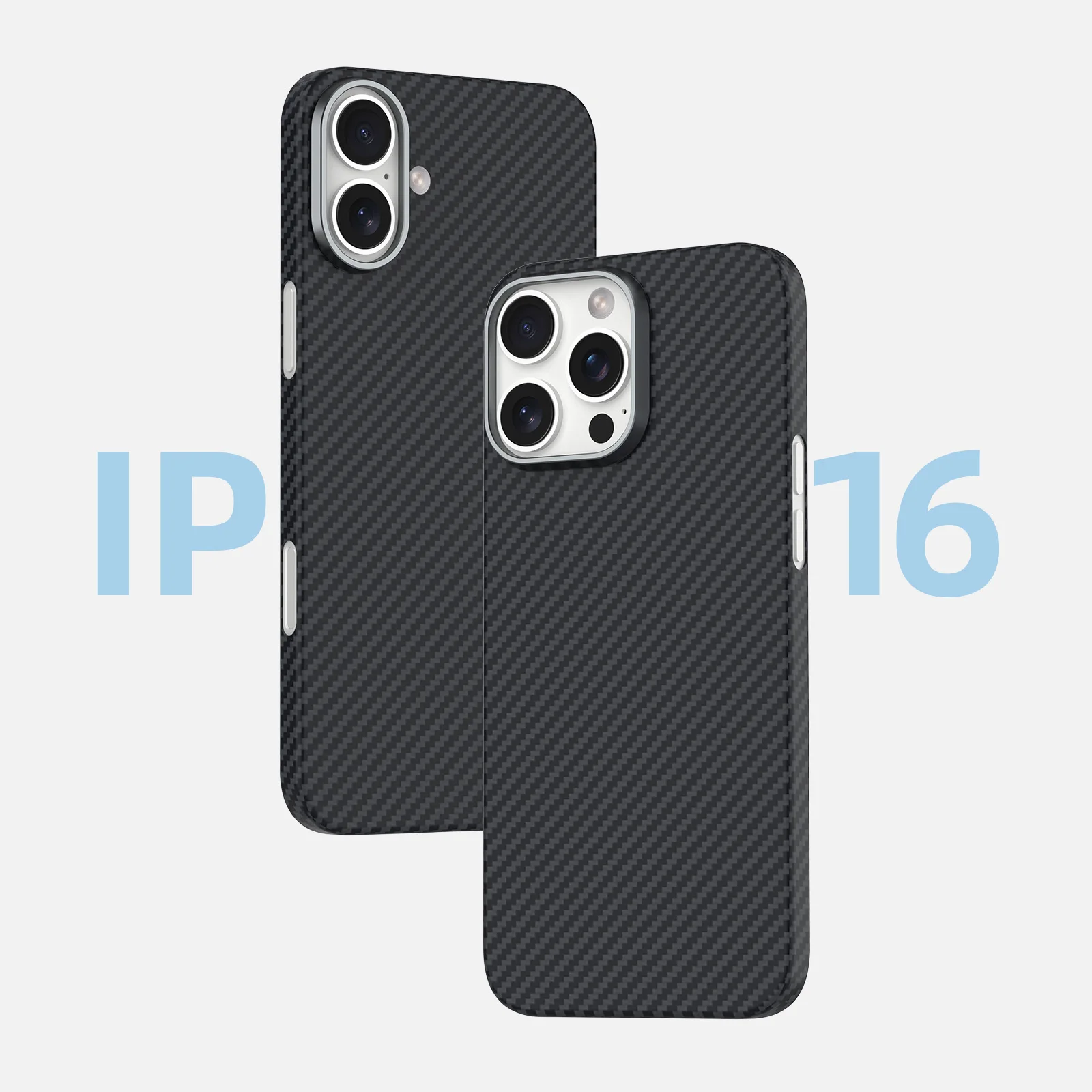 Kevlar carbon fiber case for iPhone 16 Skin Feel ultra-thin 0.5 Anti-drop 600D Fine Line Pro Max