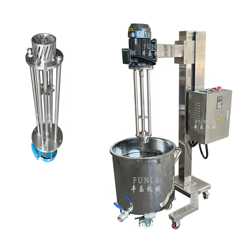 Factory Price Stainless Steel Ice Cream High Speed High Shear Mixer Homogenizer for Sale