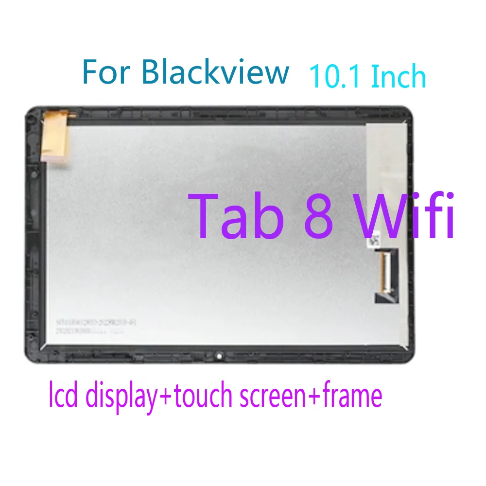 10.1 Inch Original for Blackview Tab 8 Wifi LCD Display Touch Screen With Frame Assembly Replacement Part