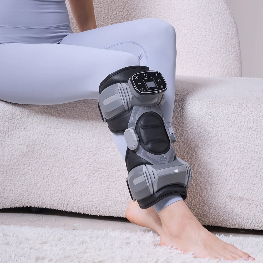 All One Electric Knee Massager Intelligent Heat Air Compression Gentle Kneading Vibration 20-Minute Cycle 12-Month