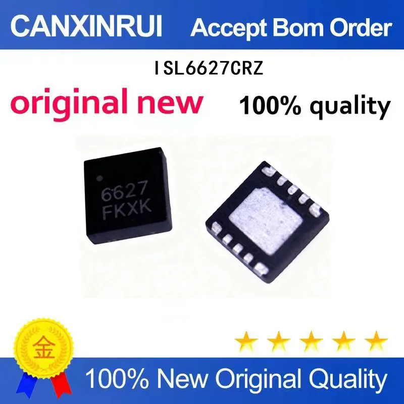 (5-100 Pieces) Brand new 6627 ISL6627CRZ QFN10 ISL6627 in stock