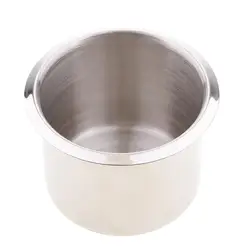 dolity Stainless Steel Recessed Cup Drink Holder for Marine Boat RV Camper