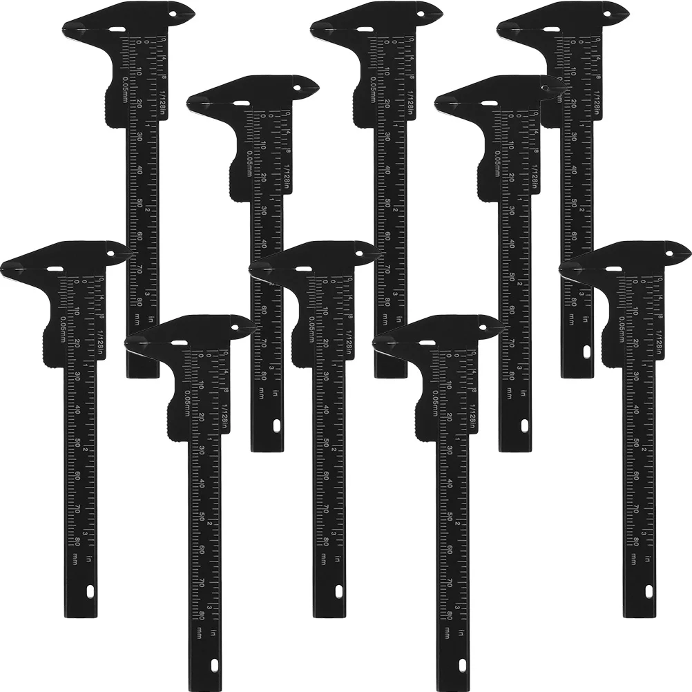 Regla de mapeo de cejas, herramientas de medición de posicionamiento de equilibrio de cejas, pinzas de medición, maquillaje, 10 Uds.