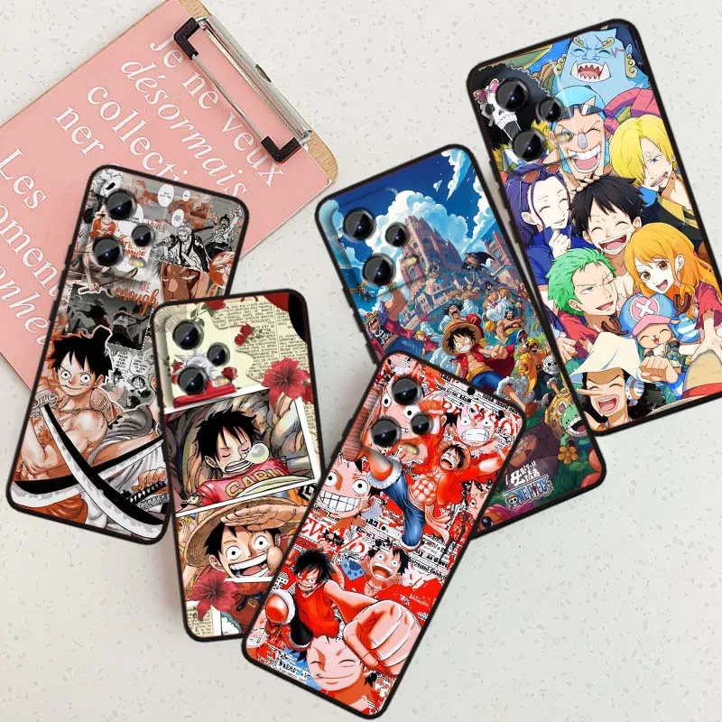 

Art Design One Piece Phone Case For Xiaomi Redmi Note 15 14 13 12 12S 11E 11 11S Pro Plus 4G 5G Black Soft