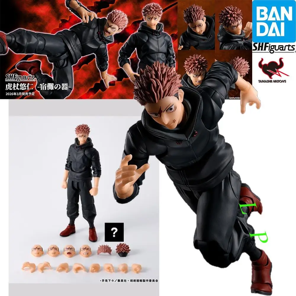In Stock Original BANDAI S.H.Figuarts Jujutsu Kaisen Yuji Itadori Vessel of Sukuna Anime model action figure Genuine Boxed Toy