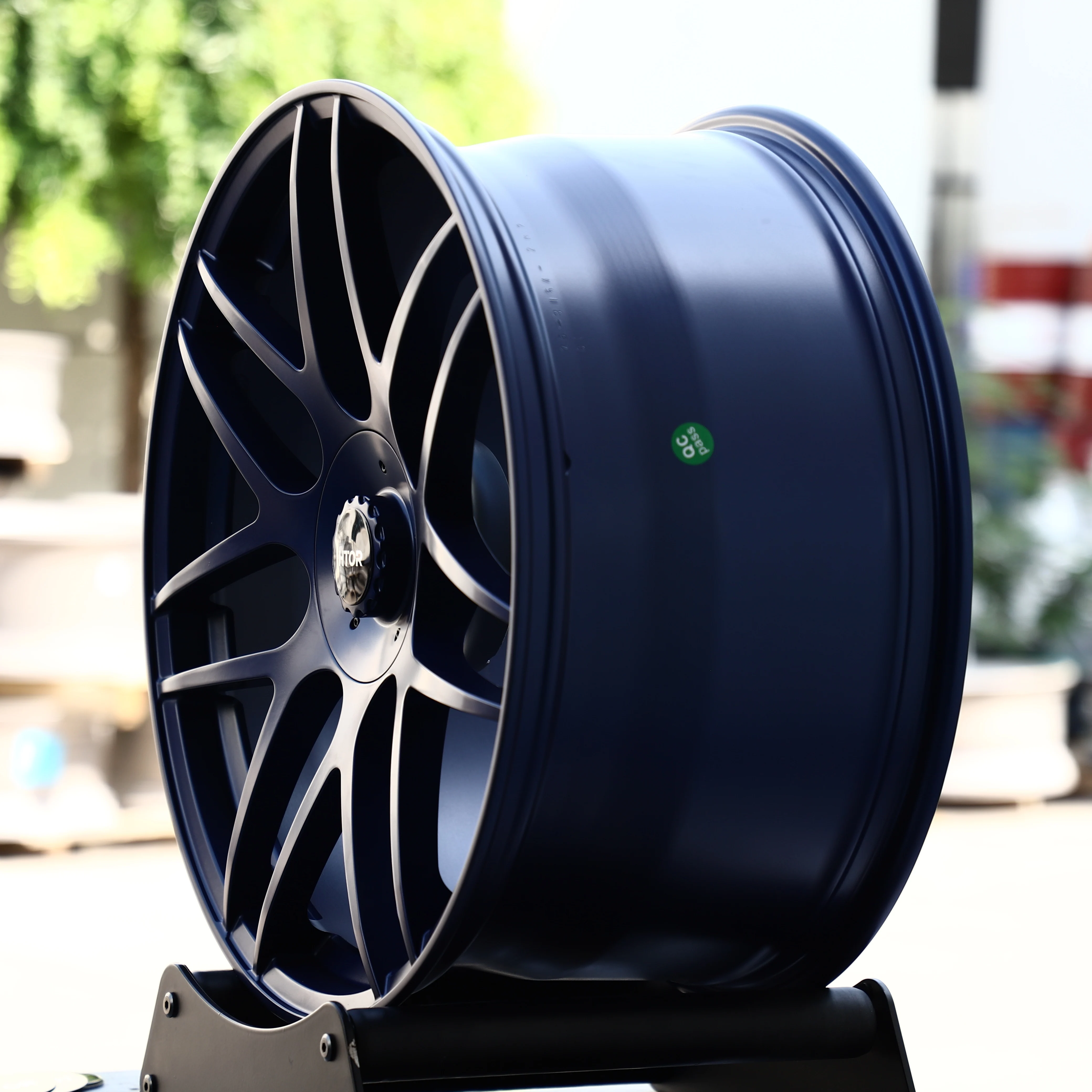 JT 17x9.5 17x8.5 17x9 18x9 20x9 5x120 5x114.3 Dark Blue False Middle Lock Forged Wheels For 718 Boxster For 911 Targa 4