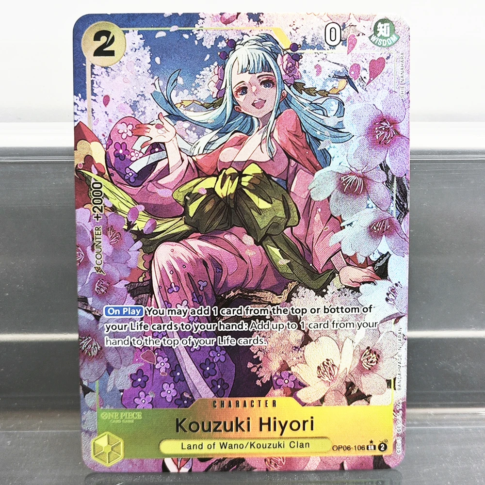 One Piece TCG OPCG-6 Foil Anime Character Cards Game Collection Cards for Home Play-Nami Otama Jewelry Bonney Crocodile Kouzuki view 4