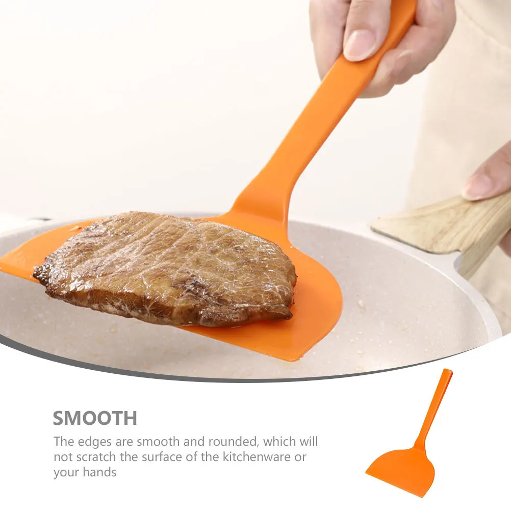 Non-Stick Cooking For Home Restaurant Kitchen Use Heat Resistant Nylon Spatula Wide Edge Frying Tool For Steak Pancake Eggs