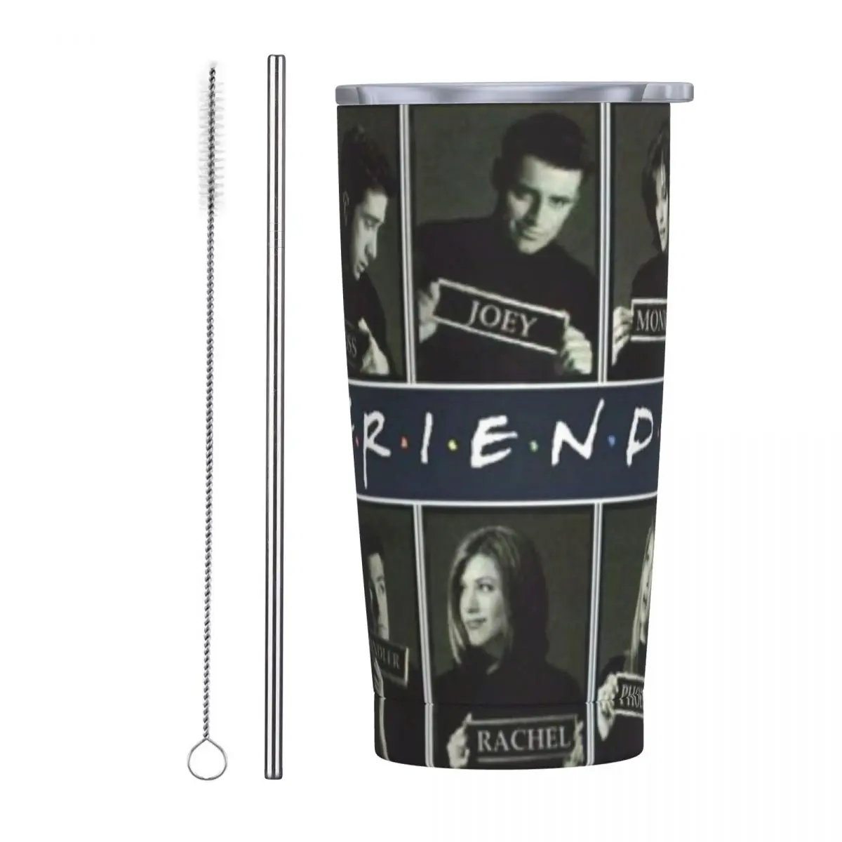 Friends Television Stainless Steel Tumbler Funny Camping Mugs Cup 20oz Thermal Cups Keep Heat Cold Drink Milk Tea Water Bottle