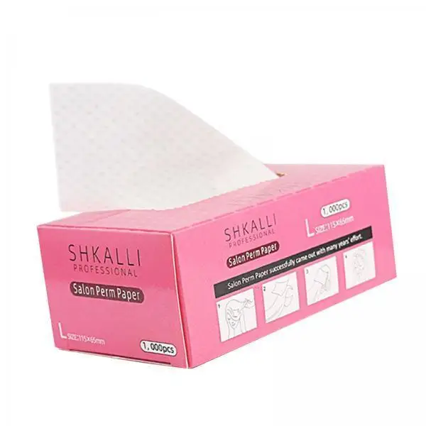 Salon Perm Paper 1000 Sheets Mesh Design Hair Color Paper High Toughness for Women Hair Perm Roll Set