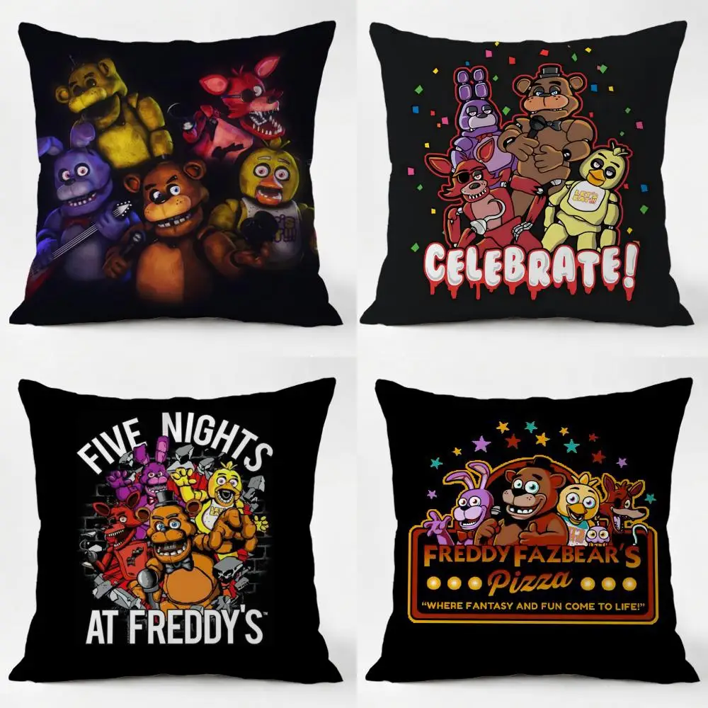 

Наволочка Five N-Nights at F-Freddys, мягкая, из льняной ткани, для ежедневной стирки, для дивана, кровати, декора дома и комнаты