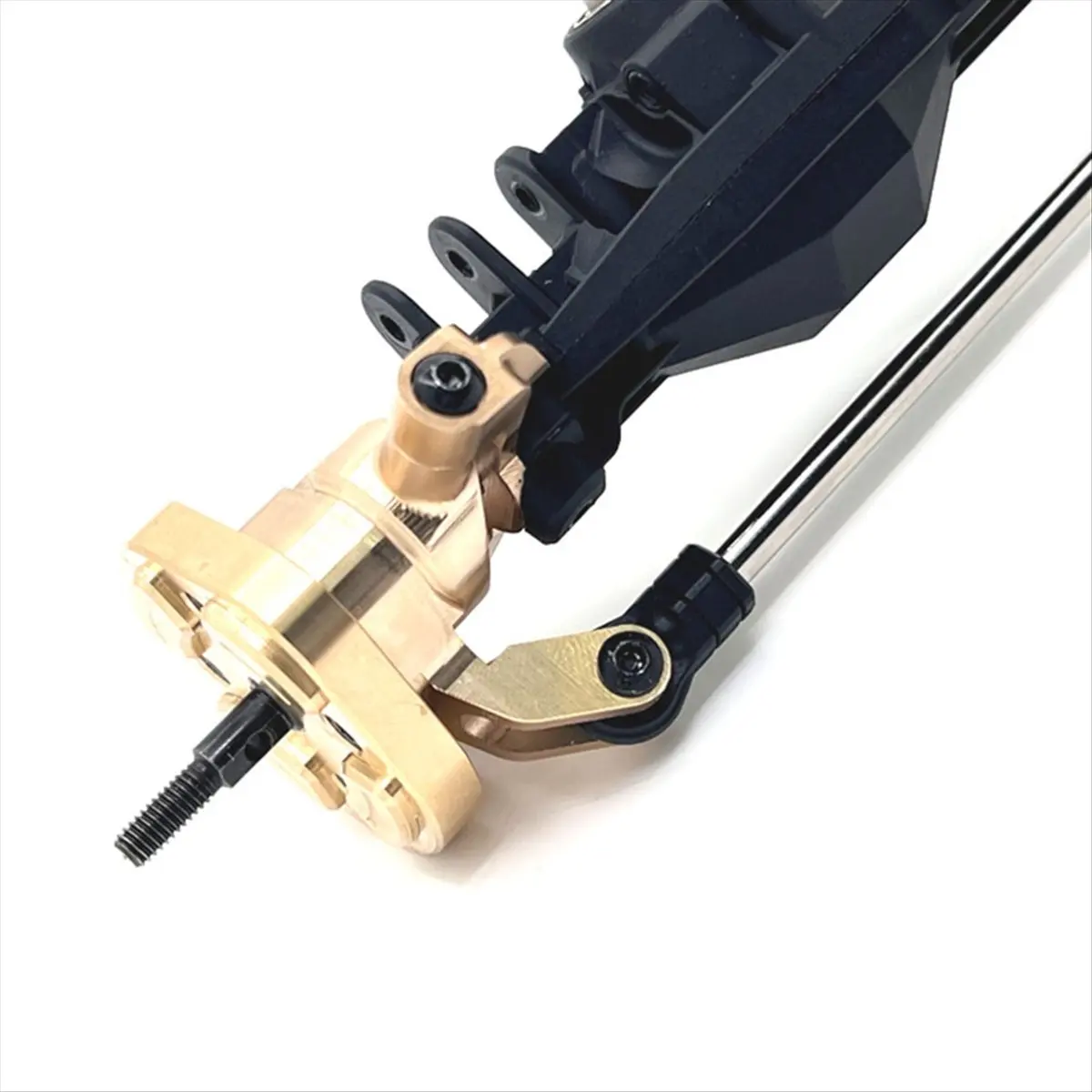 #13R RC Car Upgrade Brass Front Axle Steering Cup Kit for MJX 1/12 H12Y,MJX H12Y,(brass)