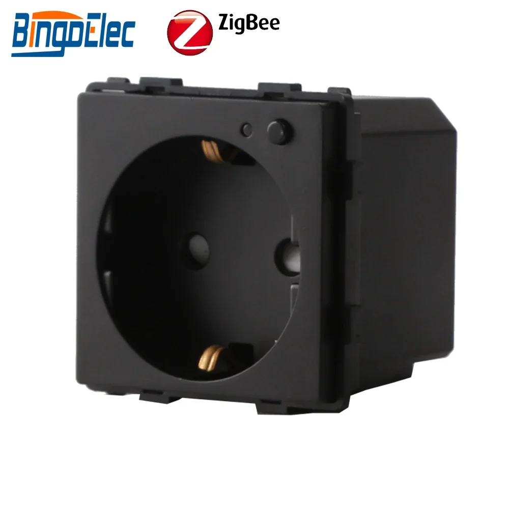 EU Stanndard Zigbee Sockets Part Eletrical Outlet 220V Smart Socket Bingoelec Wall Outlets smart life