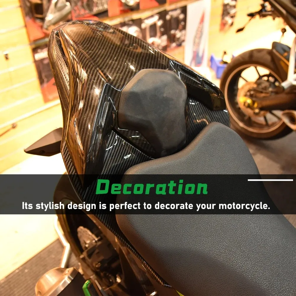 دراجة نارية الركاب الخلفي بيلايون مقعد القلنسوة هدية لكاواساكي Z900/ZR900F 2017-2024 Z 900 SE غطاء الذيل الملحقات