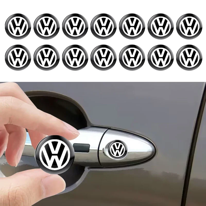 10pcs Car Stickers Decoration Protection Details For Volkswagen VW Golf GTI Tiguan Jetta Transporter Passat T5 Car Accessorie