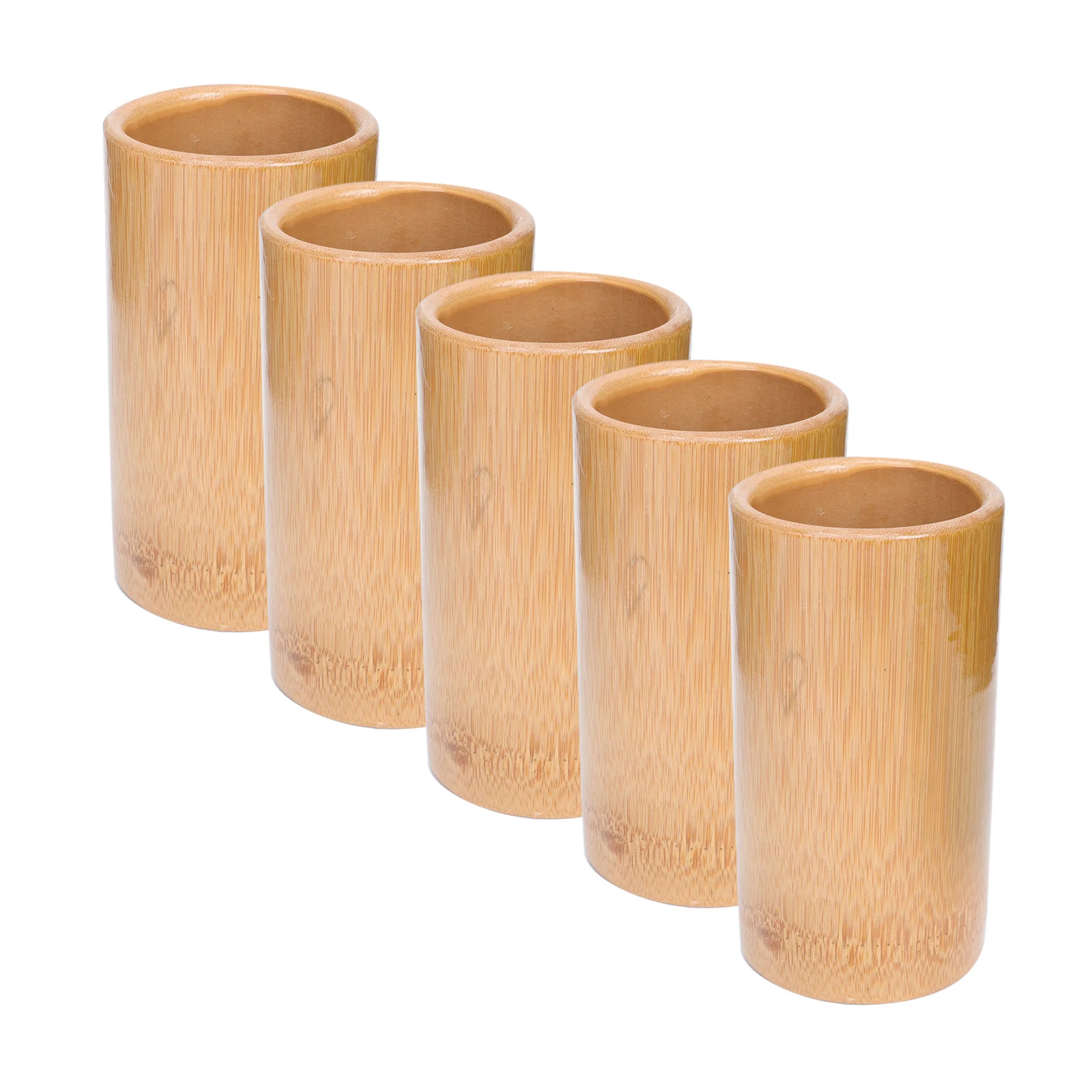 5 Pcs Bamboo Cupping Large Size Cups Suction for Body Jar Home Supplies Small Fire Massage