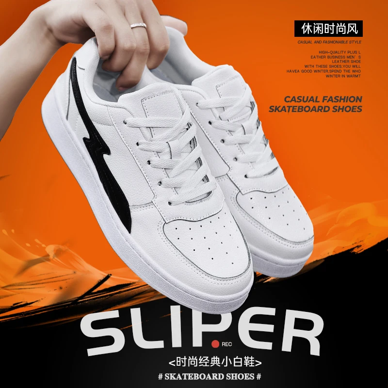 أحذية رياضية رجالية جديدة منخفضة القمة الأكثر مبيعًا كبيرة الحجم بمقدمة مستديرة ورباط علوي كاجوال ومريحة بنعل ناعم ومحظلة بالألوان