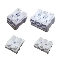 5 pcs  10pcs 30pcs  100pcs CH2 Connectors Terminals Wire Lock 2Pin 3Pin Electrical Cable Terminals Easy Safe Splicing Into Wires