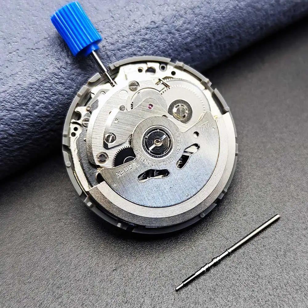 عالية الدقة العلامة التجارية اليابانية الجديدة TMI 4R35 NH35 أجزاء ساعة يد تعمل بالحركة حركة ميكانيكية أوتوماتيكية بالكامل 3 تقويم الساعة