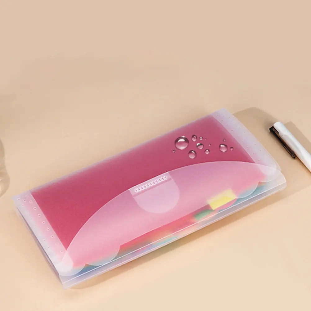 

Portable Accordion File Folder Multi-Pocket Document Organizer Large Capacity File Folder Holder for Office Travel Receipt