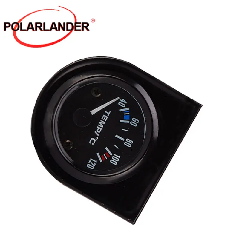 

B741 2 Inch 52mm Car Water Temperature Gauge 40-120℃ Digital Pointer Display 12V DC Stainless Steel