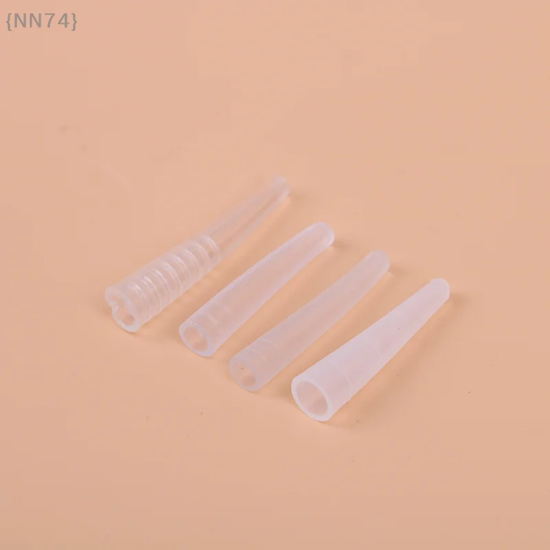 10 pezzi pinzette per extension ciglia coperture in silicone, punte antiscivolo per artisti delle ciglia, accessori professionali per strumenti per ciglia