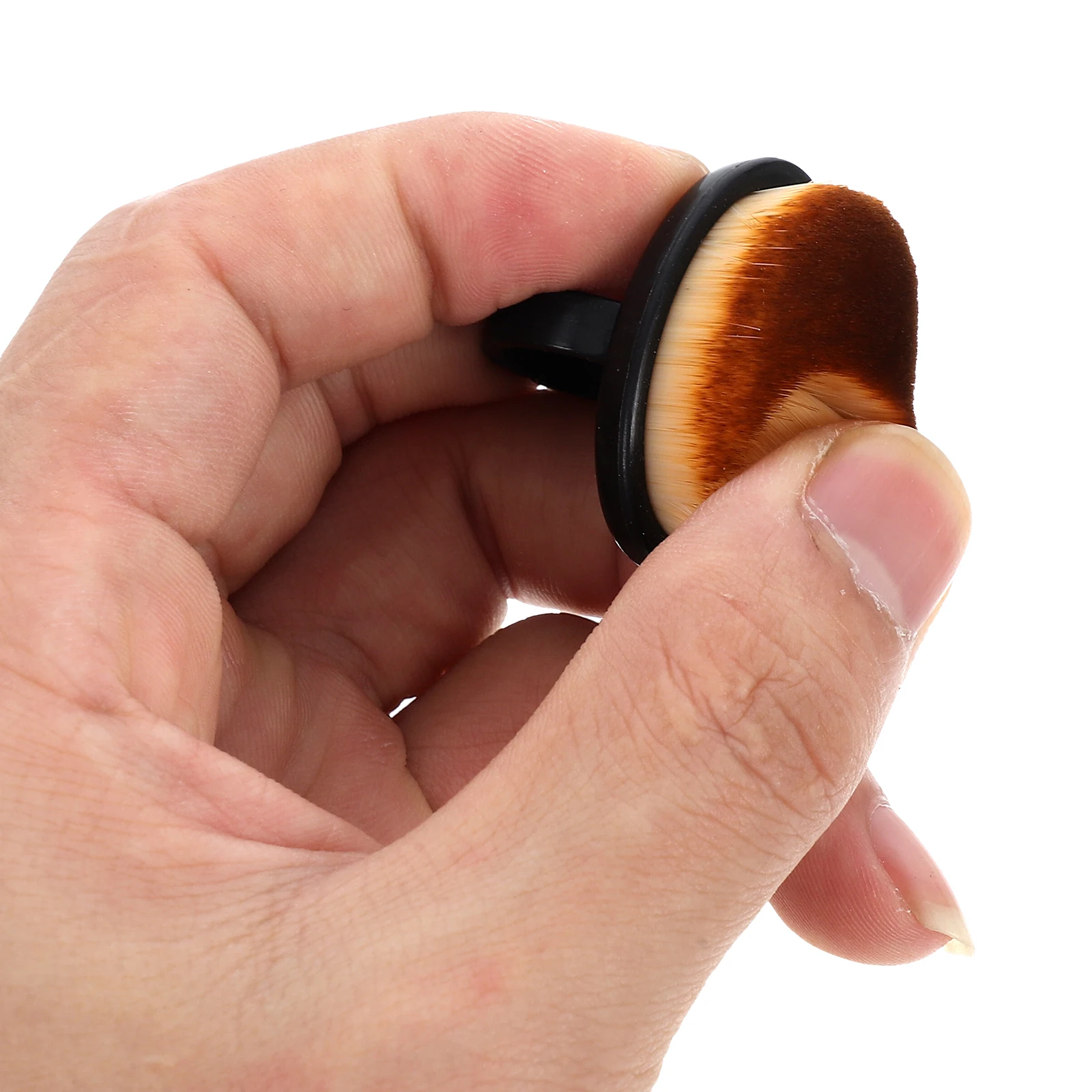 

3 Pcs Nail Duster Dust Brush Fingernail Scrub Cleaner Soft Bristles Short Handle Multifunctional Use Nail Supplies