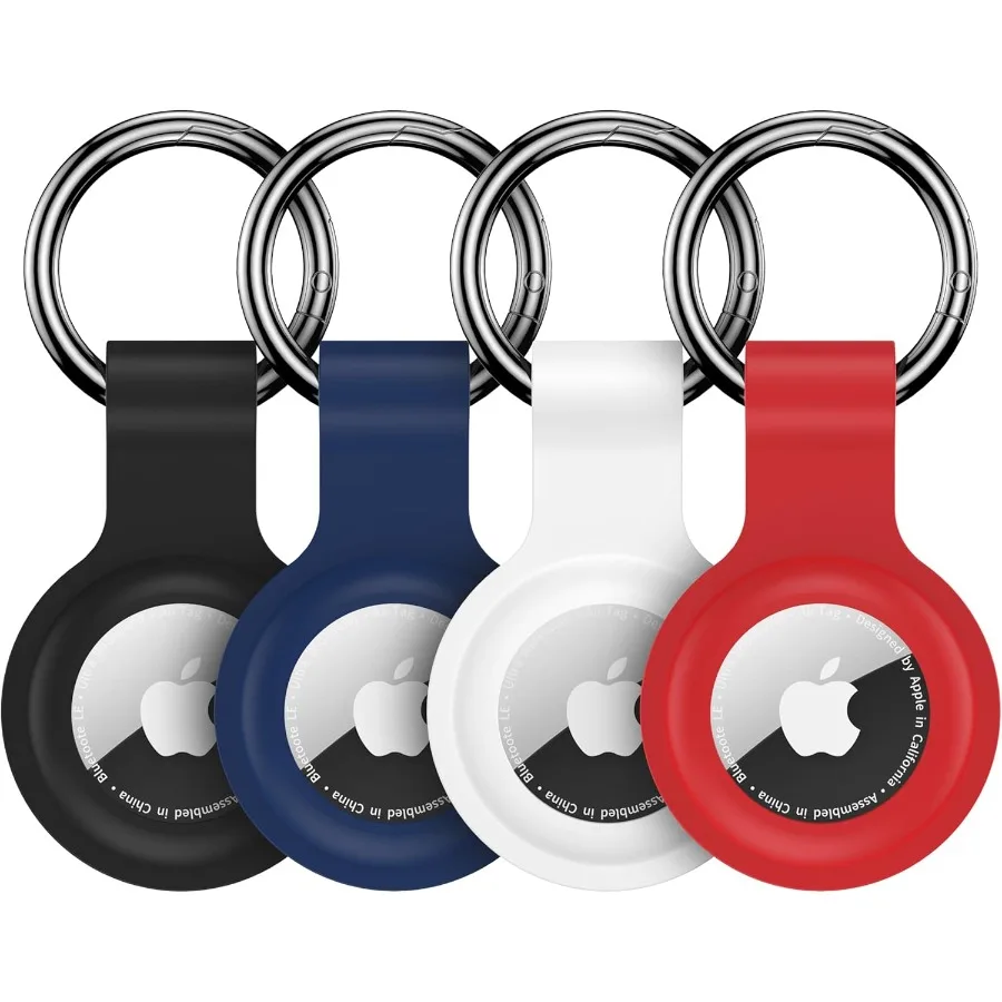 

Air Tag Holder for AirTag Case KeychainSilicone for AirTags Keychain Ring Cases Cover Tags for Apple GPS Tracker Item Tag Finde