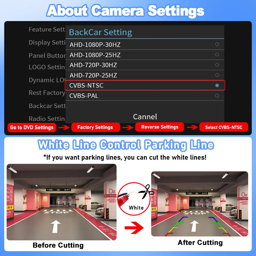 

Камера заднего вида HD 1080*720 для Ford Puma 2019-2021 (SYNC3) — встраиваемая в ручку багажника, аксессуар для парковки, с монитором, золотистая