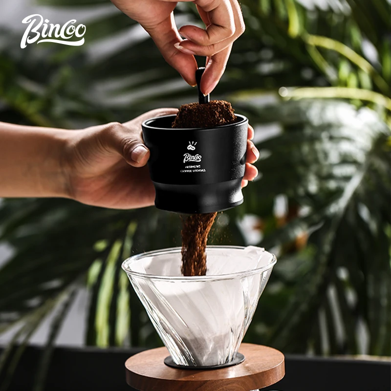 Bincoo Powder Collector Coffee Grinder Powder Cup Loose Powder Hand Brewed Espresso Coffee Accessories Powder Dropper Smelling Cup