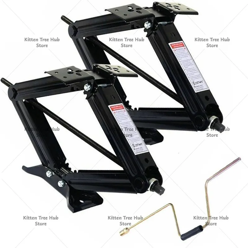 Cales de nivellement à ciseaux pour camping-car 5000 lb avec poignée, stabilisateur d'angle, pièces de remorque, accessoires de caravane