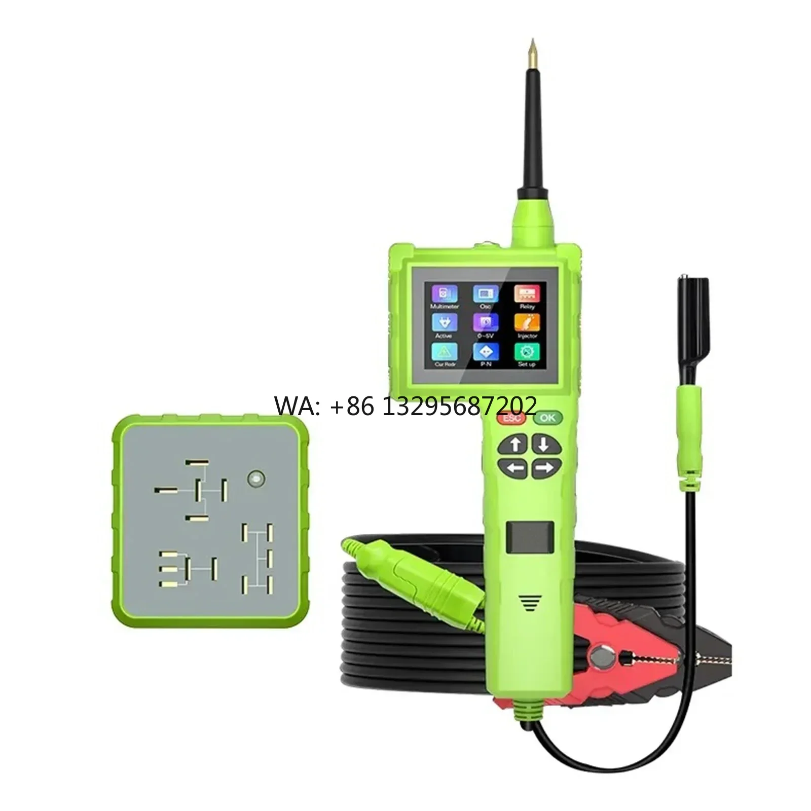 

JDiag P200 Pro Newest Smart Hook Master Edition Car Circuit Tester 9-48V Automotive Power Probe Electrical System Tester