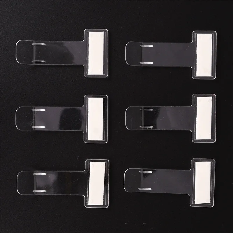5pcs Portable Car Windscreen Parking Ticket Clear Permit Holder Clip Sticker