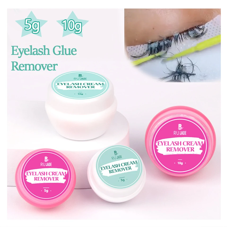 5/10g Grafting Eyelash Glue Remover Professional Eyelash Extension Adhesive Glue Remover Cream No-irritating Makeup Remover Tool