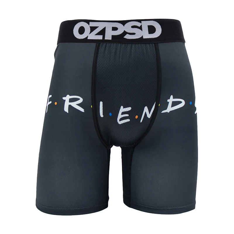 OZPSD Sexy Men Underwear Boxers Cueca Male Panty Lingerie Men Underpants Boxershorts Plus Size Breathable Print Man Boxer Briefs